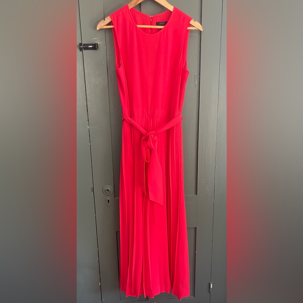 NWT Coral JCrew Pleated Jumpsuit